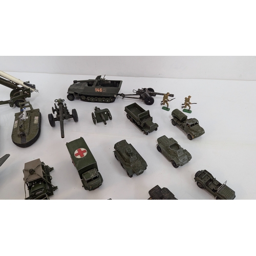 1202 - A Collection of Dinky Military Vehicles - Play Worn