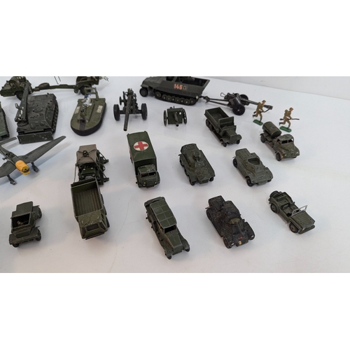 1202 - A Collection of Dinky Military Vehicles - Play Worn