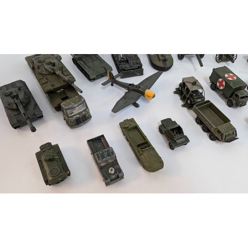 1202 - A Collection of Dinky Military Vehicles - Play Worn