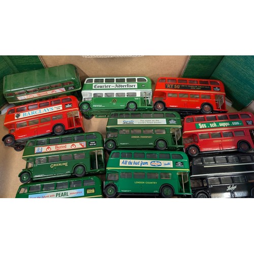 1333 - A Collection of 30 x Gilbow Exclusive First Edition Precision Die Cast Model Buses 1:76 .