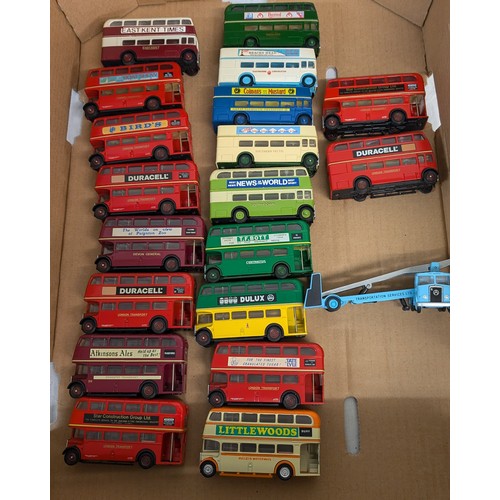 1352 - A Collection of 19 x Gilbow Exclusive First Edition Precision Die Cast Model Buses 1:76  plus 1 x Lo... 