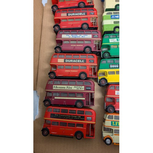 1352 - A Collection of 19 x Gilbow Exclusive First Edition Precision Die Cast Model Buses 1:76  plus 1 x Lo... 