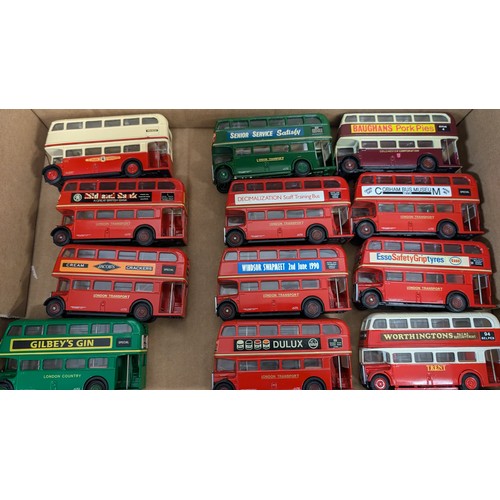 1355 - A Collection of 30 x Gilbow Exclusive First Edition Precision Die Cast Model Buses 1:76 .