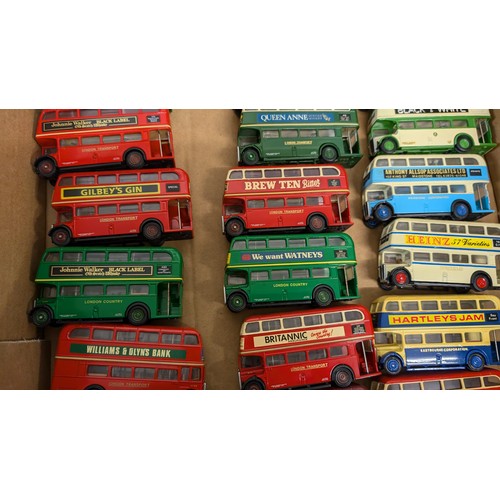 1355 - A Collection of 30 x Gilbow Exclusive First Edition Precision Die Cast Model Buses 1:76 .