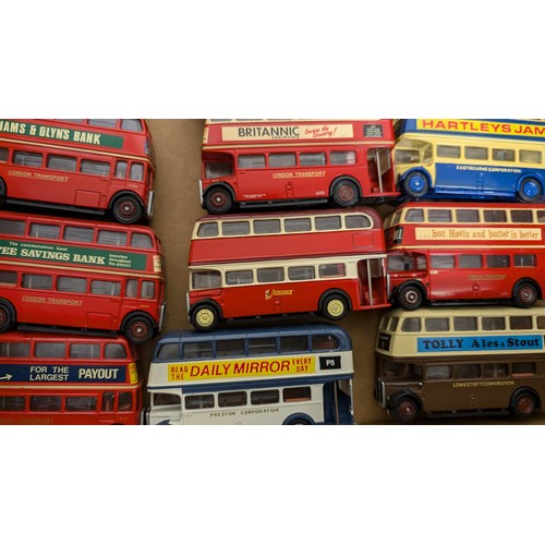 1355 - A Collection of 30 x Gilbow Exclusive First Edition Precision Die Cast Model Buses 1:76 .