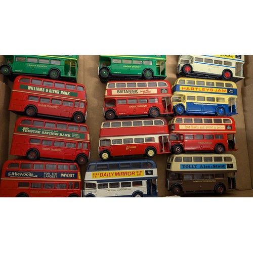 1355 - A Collection of 30 x Gilbow Exclusive First Edition Precision Die Cast Model Buses 1:76 .