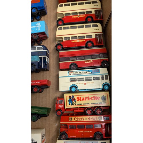 1356 - A Collection of 28 x Gilbow Exclusive First Edition Precision Die Cast Model Buses 1:76 and Trucks .