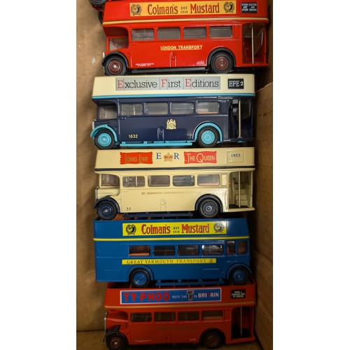 1356 - A Collection of 28 x Gilbow Exclusive First Edition Precision Die Cast Model Buses 1:76 and Trucks .