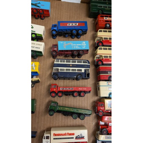 1356 - A Collection of 28 x Gilbow Exclusive First Edition Precision Die Cast Model Buses 1:76 and Trucks .