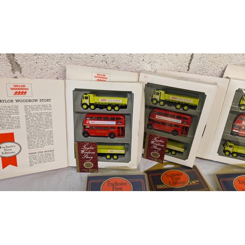 1364 - A Selection of Model Sets Gilbow Exclusive Editions - Taylor Woodrow x 4, The RTL Story x 1 and othe... 