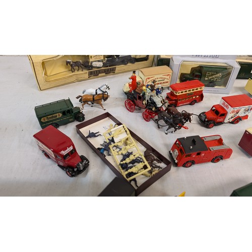 1365 - A Mixed Lot of Model Cras etc.  , Matchbox, Gilbow , Days Gone LLedo etc.  Plus Wooden Mounted and  ... 