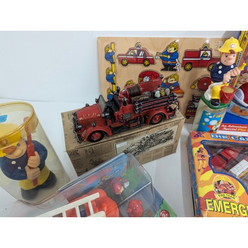 1584 - Quantity of Fire Engine & Fire Man Sam Models etc.