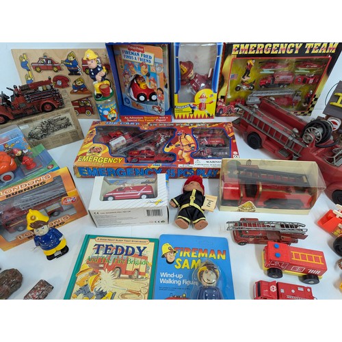 1584 - Quantity of Fire Engine & Fire Man Sam Models etc.