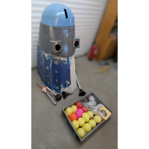 1600 - Full Size Dalek Parts - Body Shell, Dome, Eye, Weapon Arm, Sucker Arm, Head, Body Half Ball, Beacons... 