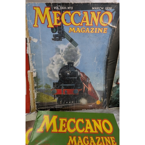 1719 - Meccano Magazines - One Dated March 1938, The Others From 60s, 70s, And 80s