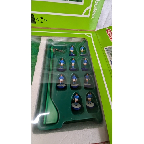 1751A - Subbuteo 60140 Boxed Set With 4 Extra Teams (Not Boxed) And One Non-Subbuteo Team