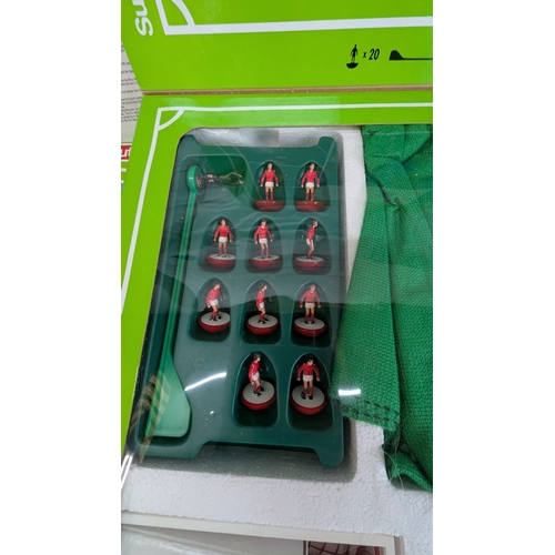 1751A - Subbuteo 60140 Boxed Set With 4 Extra Teams (Not Boxed) And One Non-Subbuteo Team