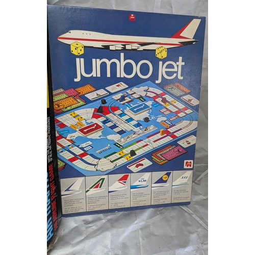 1758 - Vintage Board Games - Crystal Maze, Wildlife, Air Traffic Control, Jumbo Jet And Rummikub