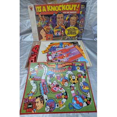 1767 - 5x Board Games Including Electro, Tension, Roulette, Million Monsters And It's A Knockout