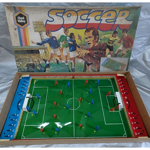 1774 - 3x Vintage Games, Toogood & Jones Ltd Magnetic Super Soccer, Chad Valley Soccer And Merit Electric D... 