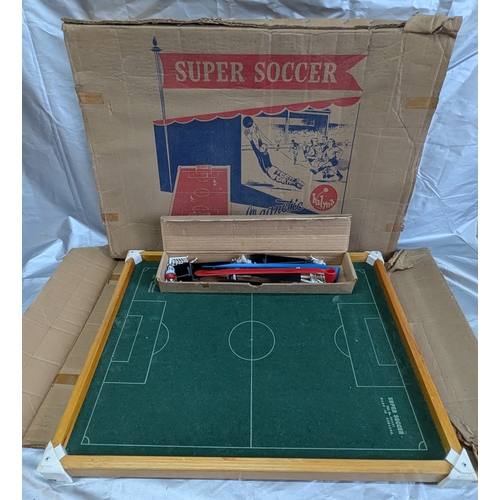 1774 - 3x Vintage Games, Toogood & Jones Ltd Magnetic Super Soccer, Chad Valley Soccer And Merit Electric D... 