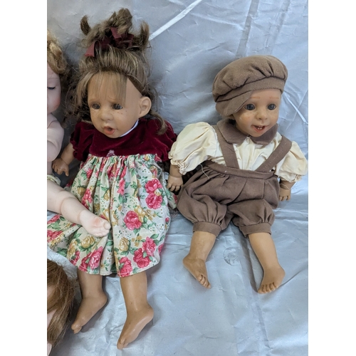 1810 - 5 x Porcelain Dolls