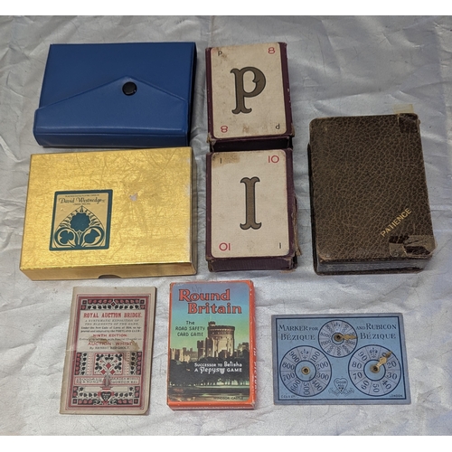 1816 - 3x Packs Of Cards And 3 Assorted Card Games