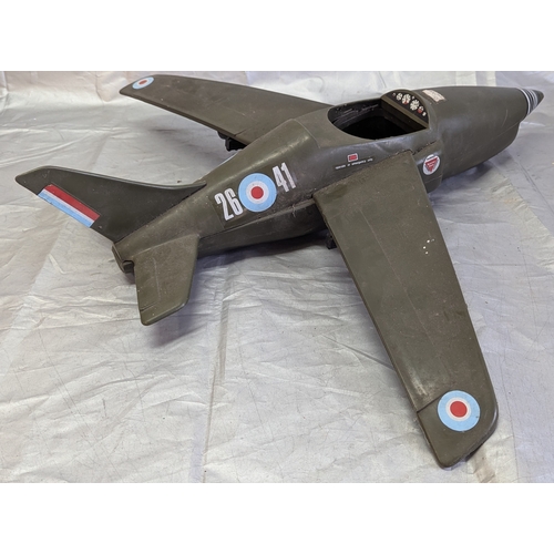 1881 - Action Man Cherilea Jet Fighter - 65 x 70 x 20cm Approximately