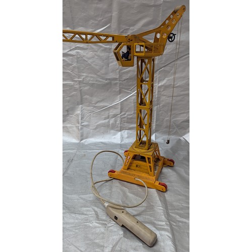 1894 - Vintage Joustra Remote Control Crane - 60cm Tall