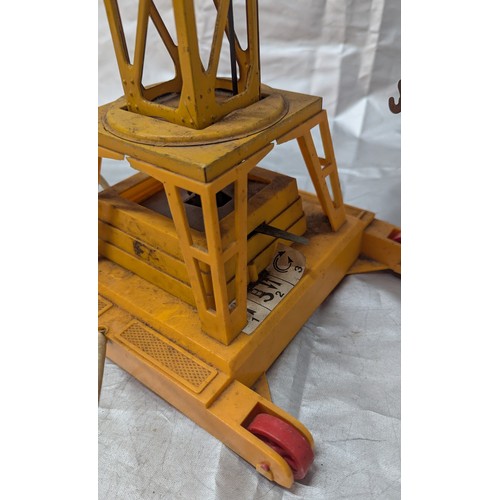 1894 - Vintage Joustra Remote Control Crane - 60cm Tall