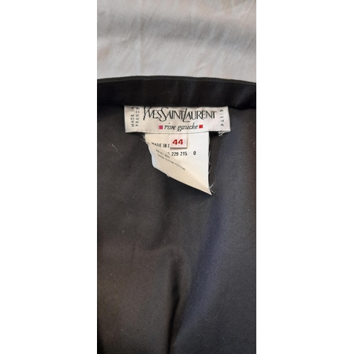 2339 - 2 x Vintage Heavy Cotton Black Part Skirts 