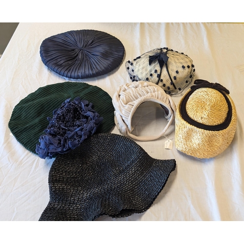 2355 - A Collection of Vintage Hats, Jacoll Trikki etc.  1950's, 1960's etc.