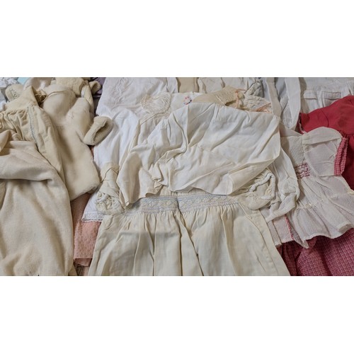 2365 - A Large Quantity of Vintage Baby and Childs Clothing inc. Lace, Wool and Satin,  Daywear and Nightwe... 