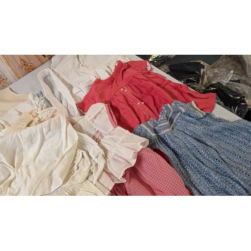 2365 - A Large Quantity of Vintage Baby and Childs Clothing inc. Lace, Wool and Satin,  Daywear and Nightwe... 