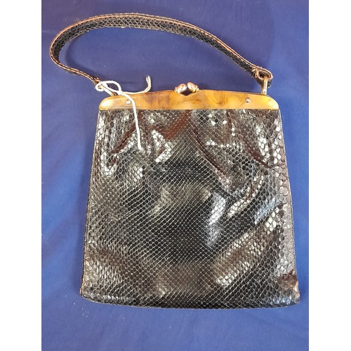 2369 - Vintage Snakeskin/ Crocodile Hand Bags