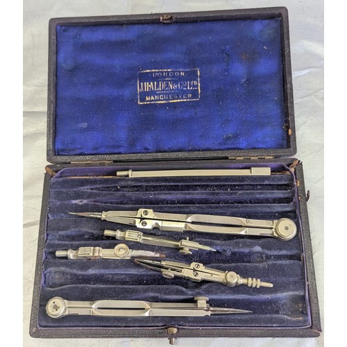 779 - An Assortment Of Vintage Draughtsman's Instrument Sets, Protractors, Compasses Etc. - Harling Of Lon... 