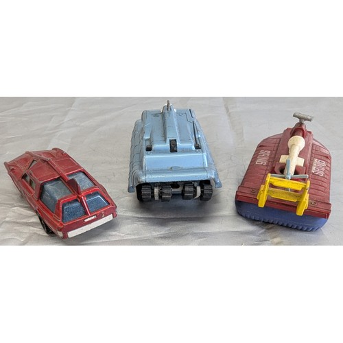 1111 - Dinky SRN6 Hovercraft, Spectrum Pursuit Vehicle And Spectrum Patrol Car