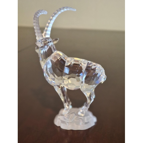 65 - Swarovski Crystal Ibex / Wild Mountain Goat, from the 'Endangered Species' Themed Group, (# 275439 /... 