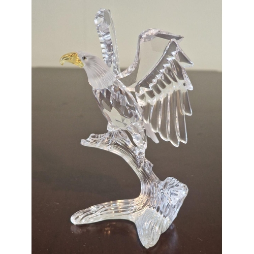 50 - Swarovski Silver Crystal Bald Eagle, from the 'Feathered Friends' Themed Group, (# 248003 / 7670 000... 