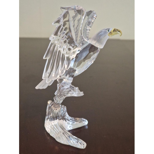 50 - Swarovski Silver Crystal Bald Eagle, from the 'Feathered Friends' Themed Group, (# 248003 / 7670 000... 