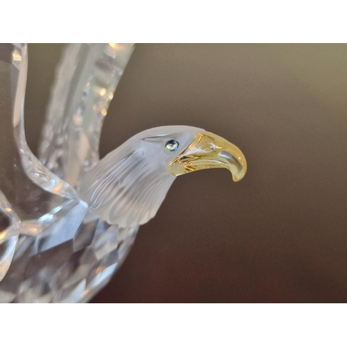 50 - Swarovski Silver Crystal Bald Eagle, from the 'Feathered Friends' Themed Group, (# 248003 / 7670 000... 