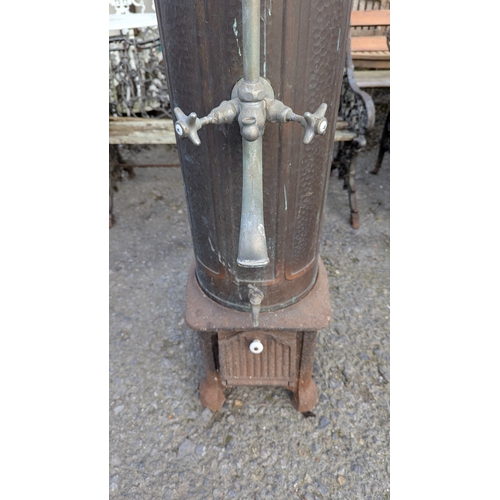 18B - Antique CKB Copper Water Heater