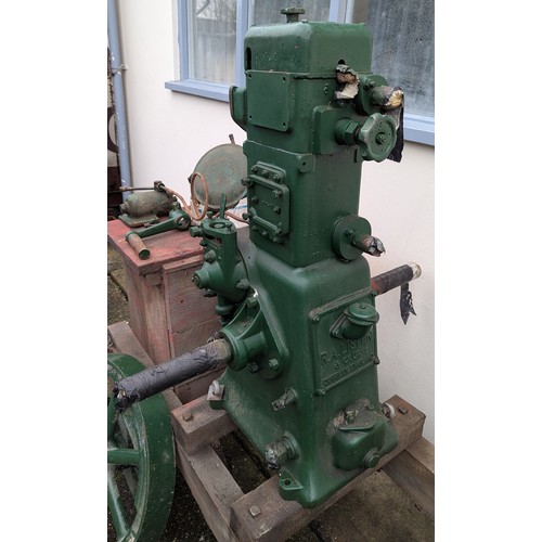 92 - A Lister Stationary Engine - Believed to be a CS 6-1 Single Cylinder Water Cooled Diesel Engine on T... 