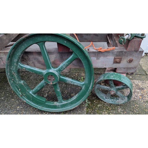 92 - A Lister Stationary Engine - Believed to be a CS 6-1 Single Cylinder Water Cooled Diesel Engine on T... 