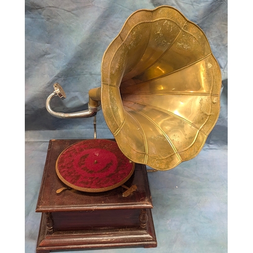 83 - An antique Wind Up Gramophone