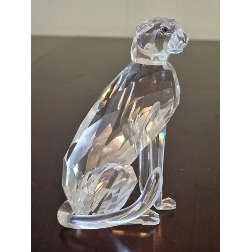 70 - Swarovski Silver Crystal Cheetah, from the 'African Wildlife' Themed Group, (# 183225 / 7610 000 001... 