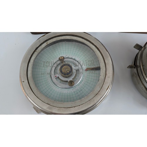 35 - 2 x 19th Century / Early 20th Century Toulet Imperator Racing Pidgeon Clocks