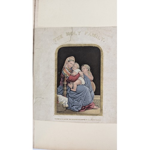 18 - A 19th Century Scrapbook Containing Original Artworks , Entomology, Antique Postcards, Prints and Cu... 
