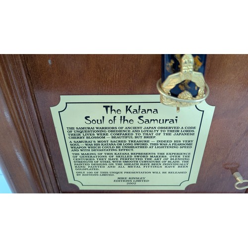 261 - Decorative Katana Sword - “Soul of the Samurai” Limited Edition Wall Display
A beautifully crafted d... 