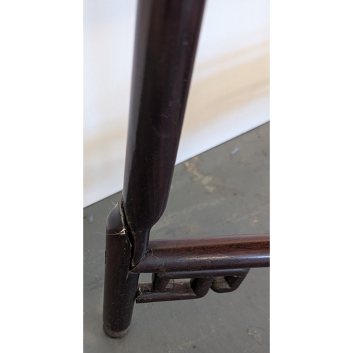 20 - 19th Century Chinese Folding Tray Table With Smaller Tray Under - One Leg Needs Refixing As Pictured... 